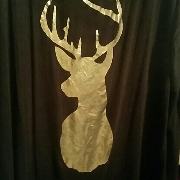 SOLD Dolman Sleeve Deer Tunic - Picture 5 of 5
