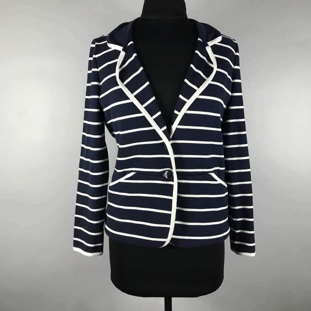Pendleton Classic Stripe Blazer Small - image 1