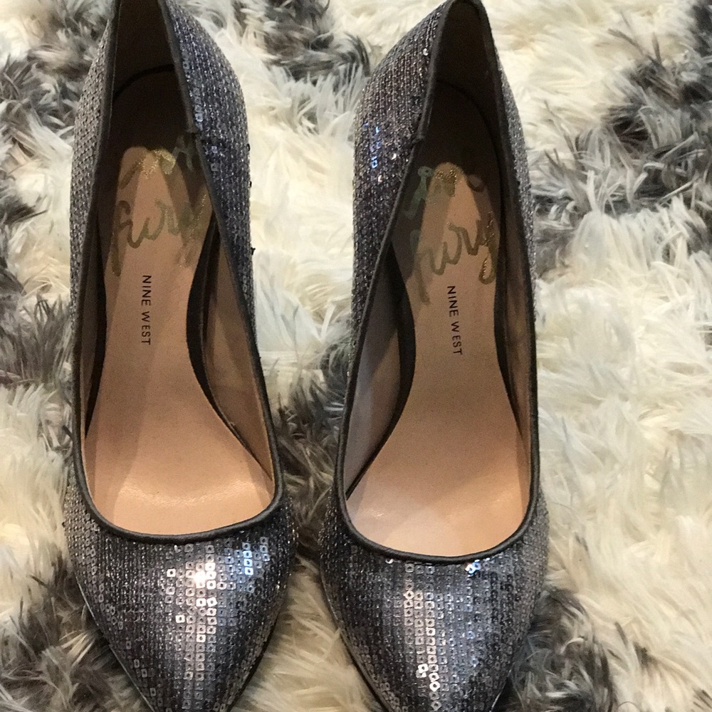 Nine West Sequin Heel