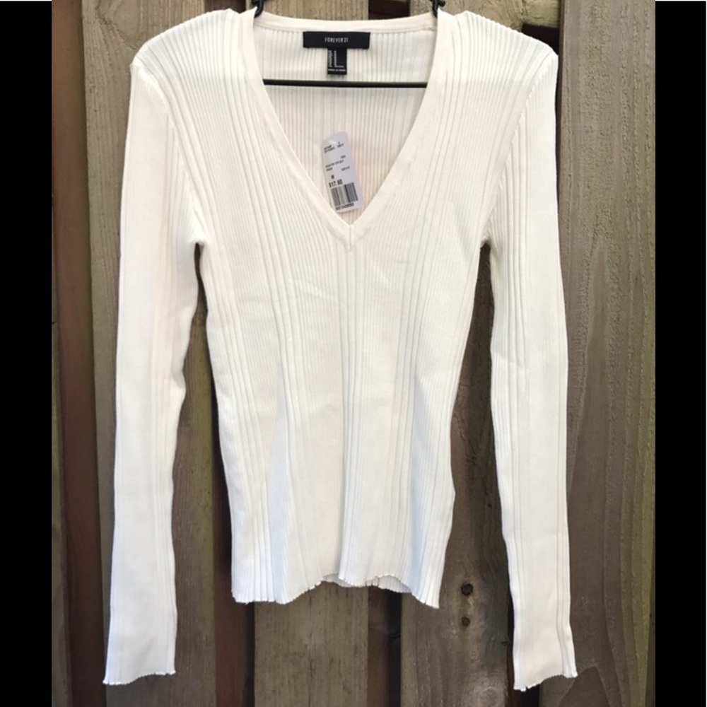 NWT Forever 21 V-Neck Sweater :)