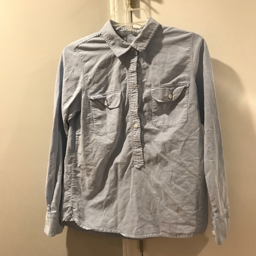 Blue Button-down shirt by J. Crew