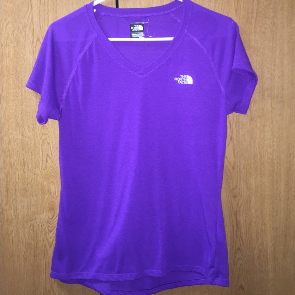Pruple dri-fit v-neck