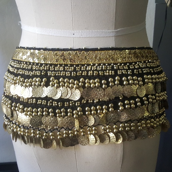 accessories coin belly dance skirt costume sash pirate poshmark coin belly dance skirt costume sash pirate