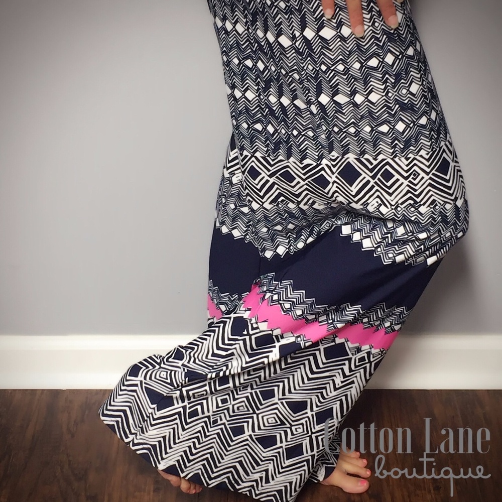 Palazzo Wide Leg Jumpsuit Romper EUC - Picture 6 of 6