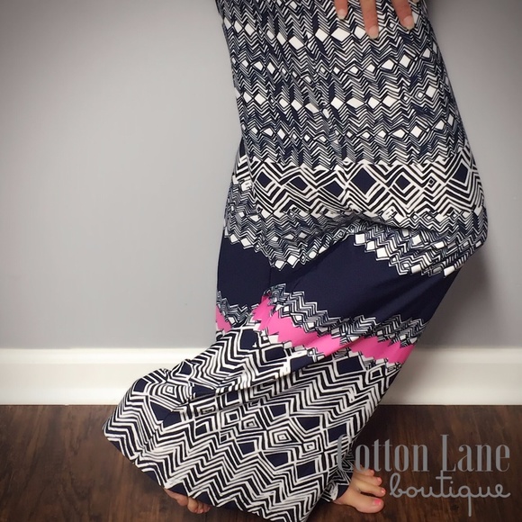 Palazzo Wide Leg Jumpsuit Romper EUC - Picture 6 of 6