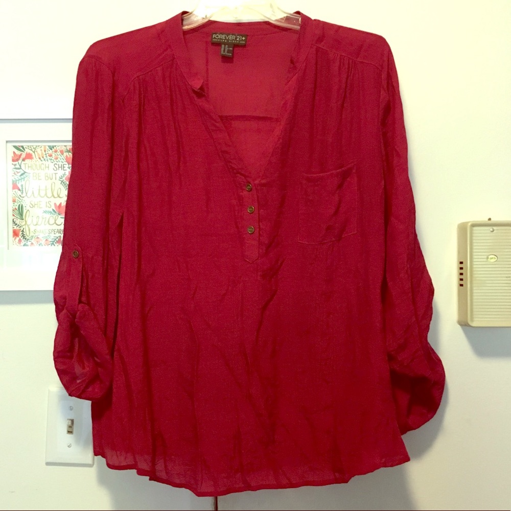 Burgundy Shirt