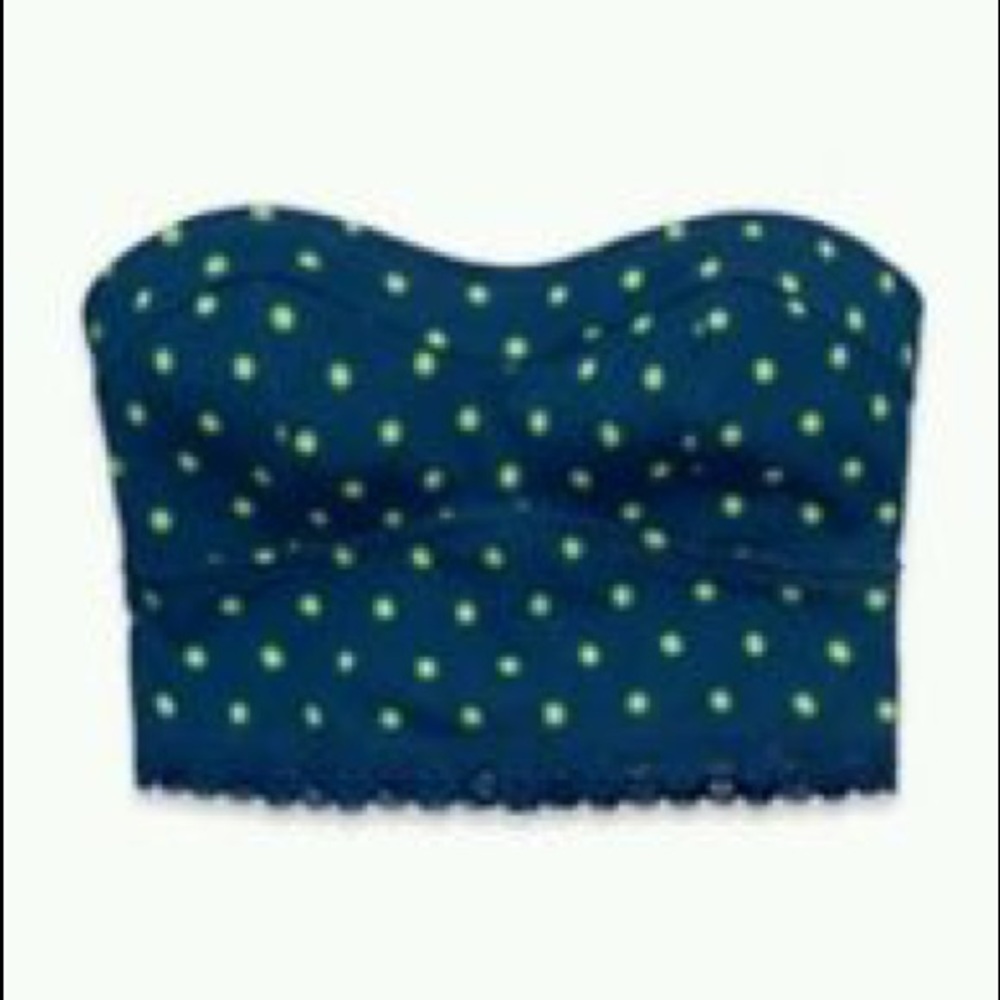 Polka dot gilly hicks bandeau