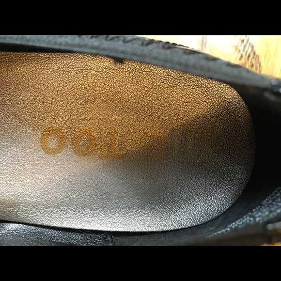 Me Too Quilted Black Patent Leather wedges size 6 - Picture 4 of 6