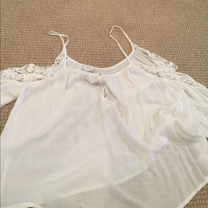 Off the shoulder flow top