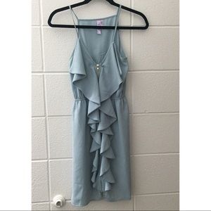 Blue Ruffle Dress
