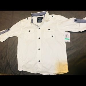 Boys Nautica Shirt Brand New