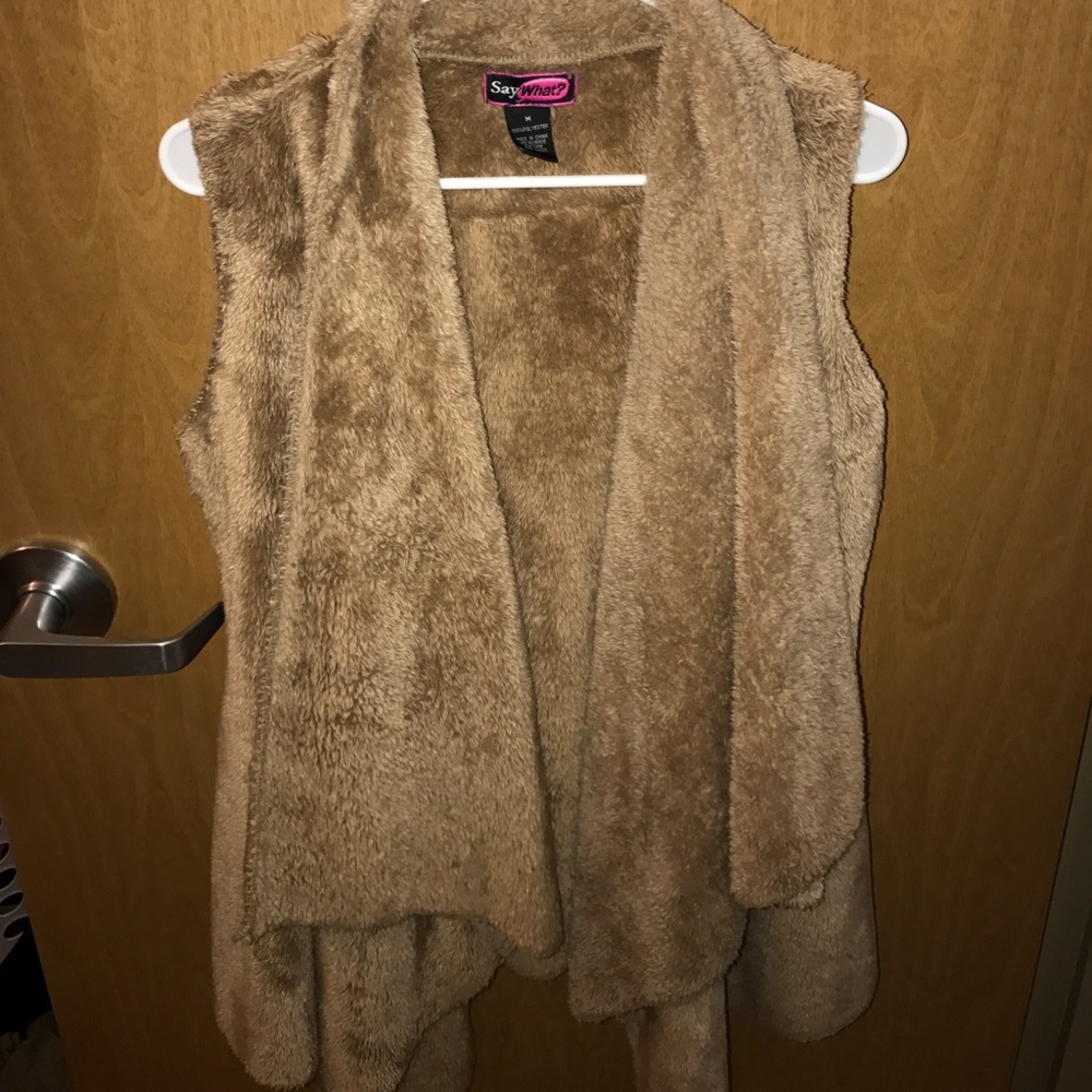 Very comfy "fur" vest
