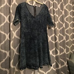 Denim Skater Dress