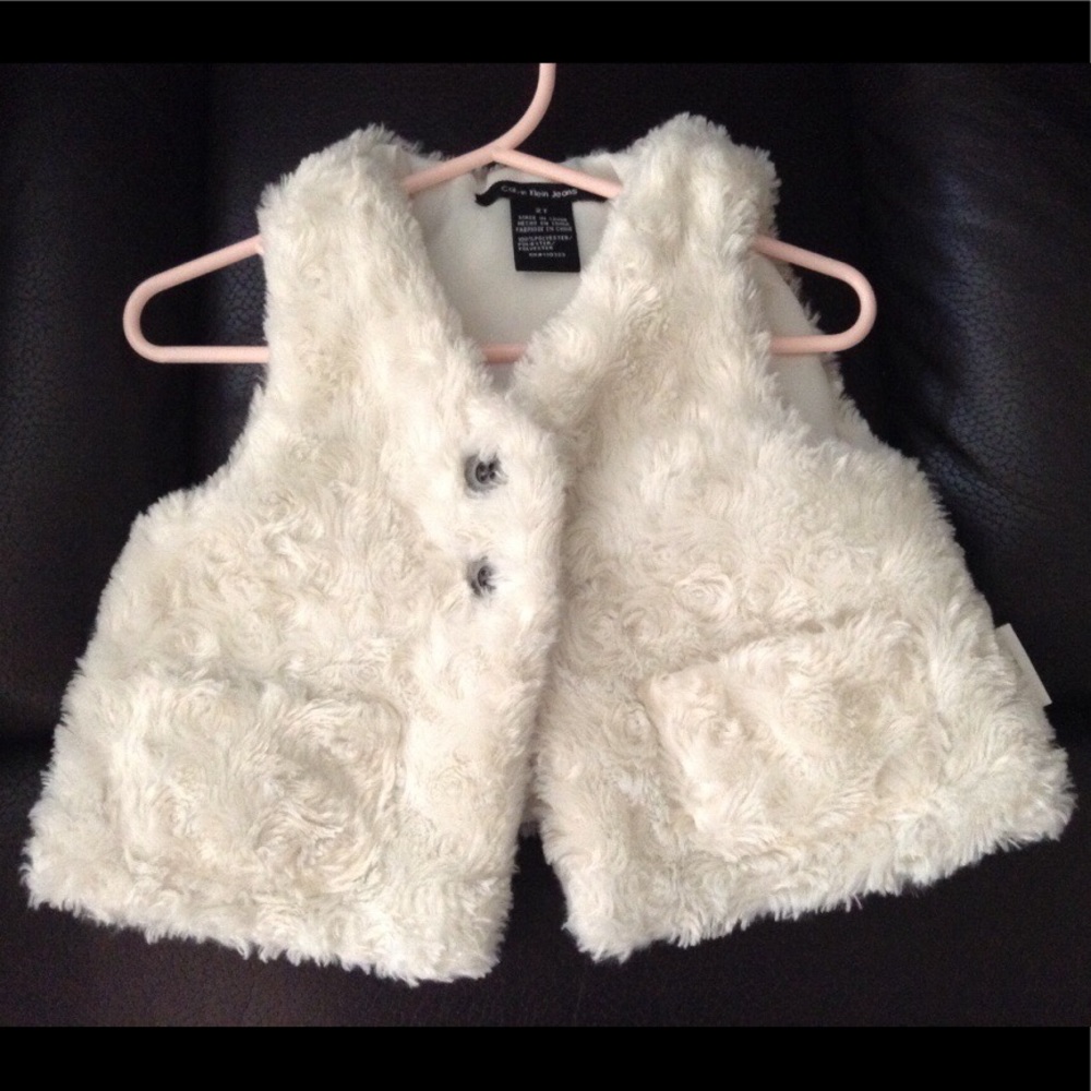 Toddler girl warm dressy vest