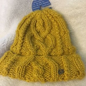 NWT FU-R Headwear - Hand Knit, Fleece Lined Beanie
