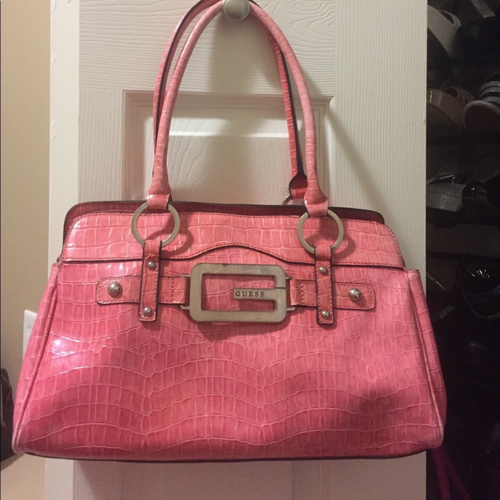 Coral Guess purse