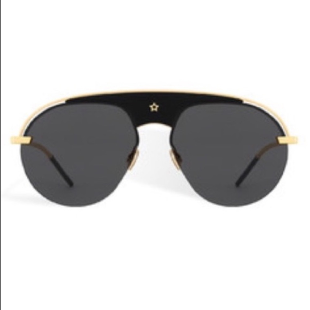 Dior Black and Gold 2017 Aviator Sunglasses
