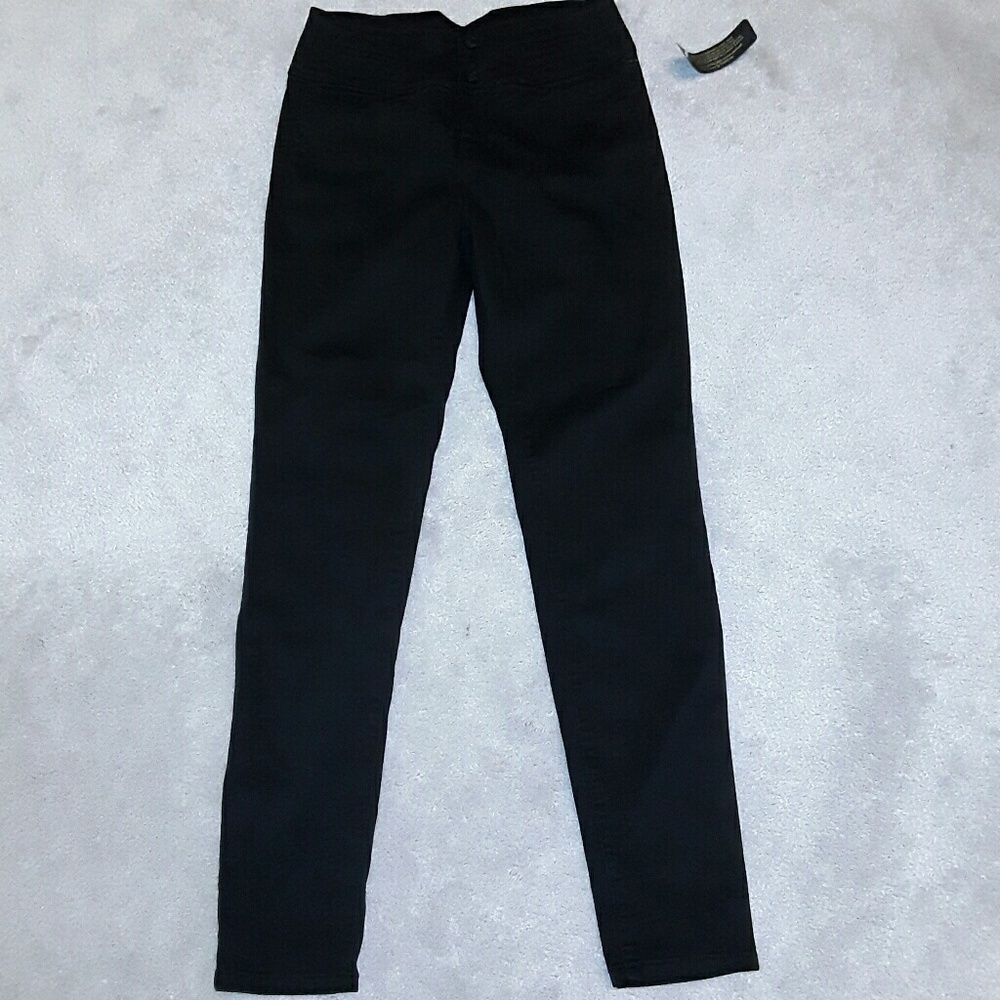 Bebe high-rise tuxedo skinny