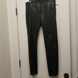 Faux leather pants 12