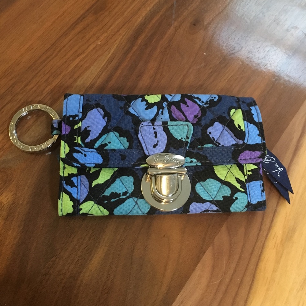 NWOT Vera Bradley ID Wallet - Indigo Pop