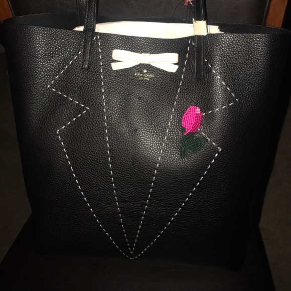 Kate spade ♠️ taxedo Bag New - Picture 7 of 8