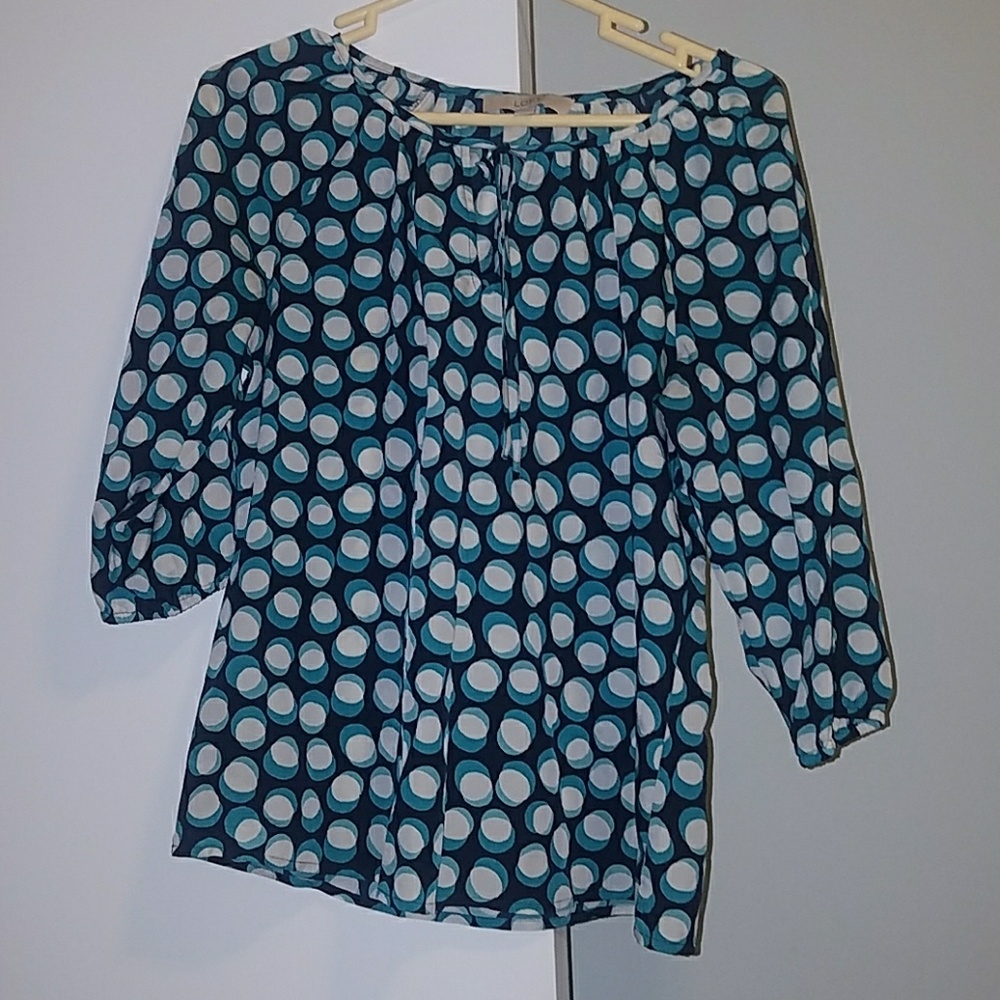 Loft Circle Pattern Top