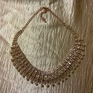 Diamond Rose gold necklace