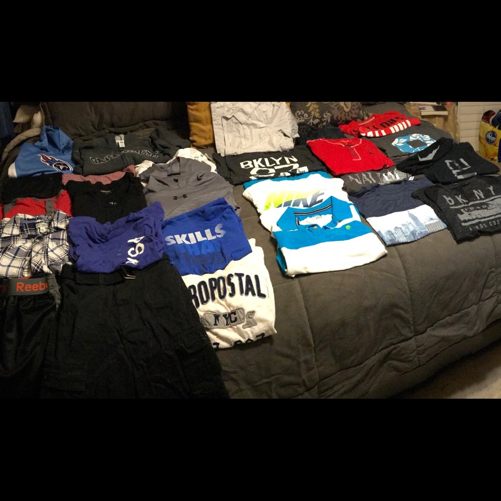 Boy’s Shirts and Hoodies Medium to Large