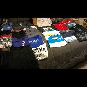 Boy’s Shirts and Hoodies Medium to Large