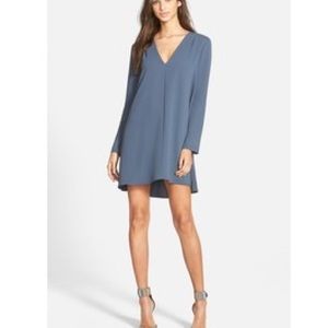 ASTR Blue Long Sleeve Dress