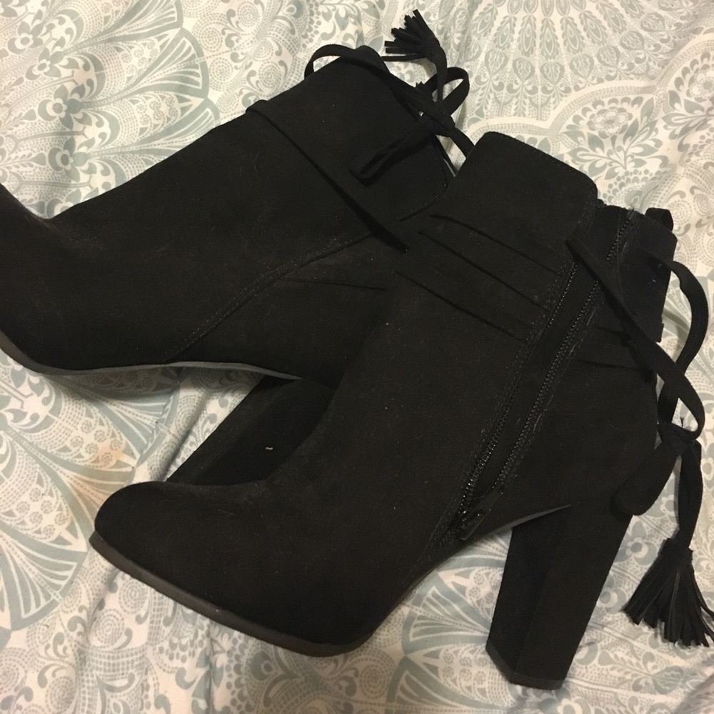 Black boots