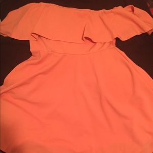 Off the shoulder dress