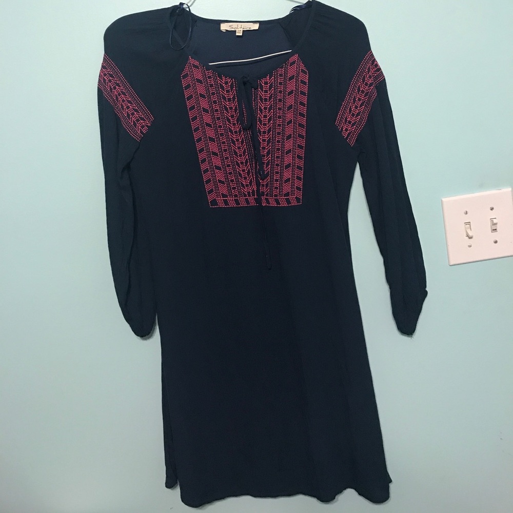 Navy blue dress