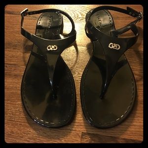 Cole Haan Miley Black Jelly Sandals Size 8
