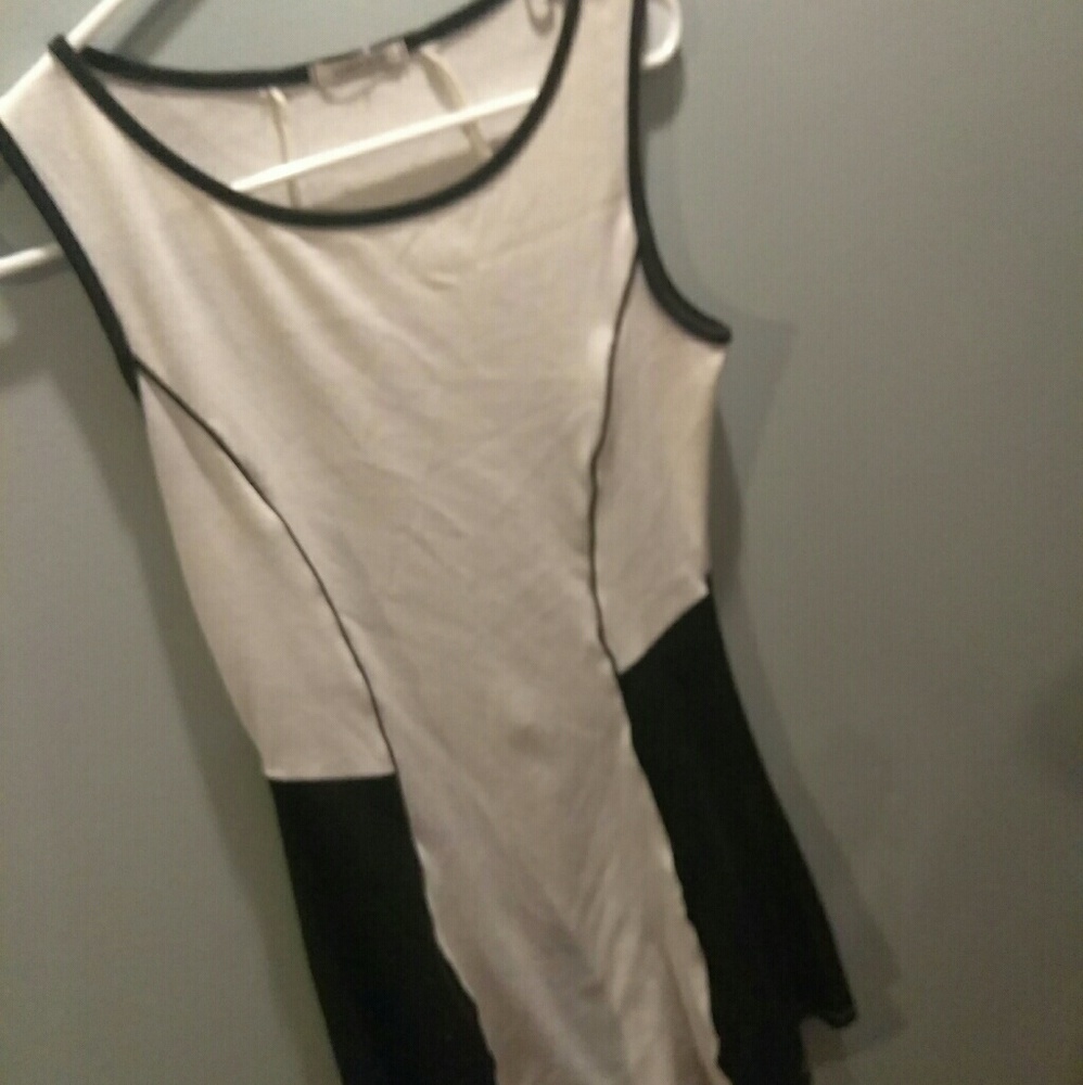 Black and white dress