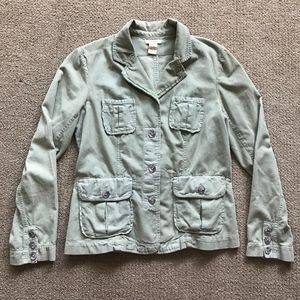 Sundance Light Green Corduroy Jacket Blazer Size S