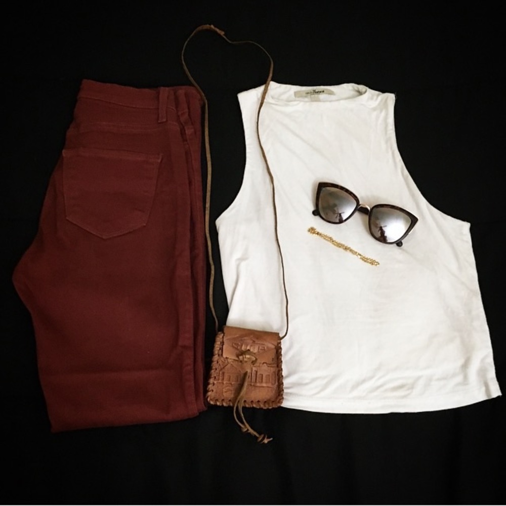 ✨Burnt orange skinny jeans ✨