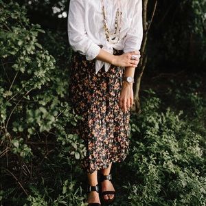 Flower vintage skirt