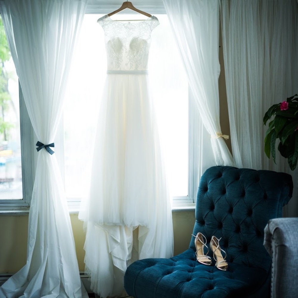 Madison James A-Line Tulle Wedding Gown