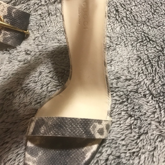 BNWT Gucci SnakeSkin Heels - Picture 3 of 6