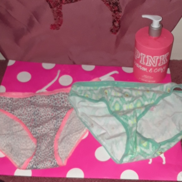 PINK BUNDLE 2 UNDIES 1 LOTION 1 TOTE - Picture 2 of 6