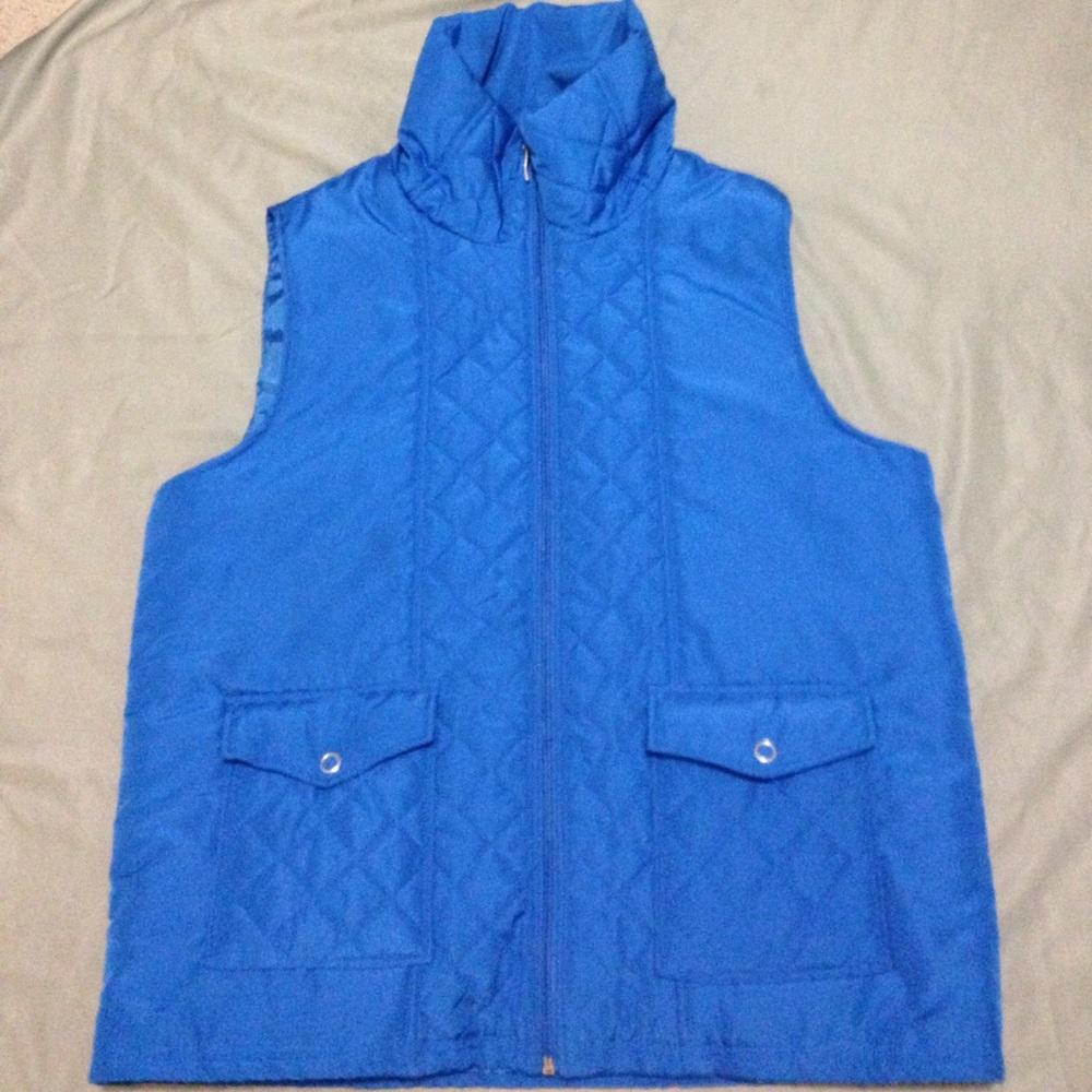 🤑5/$25🤑 Royal Blue Jacket Vest Size XL