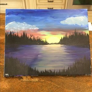 Beautiful Sunset painting