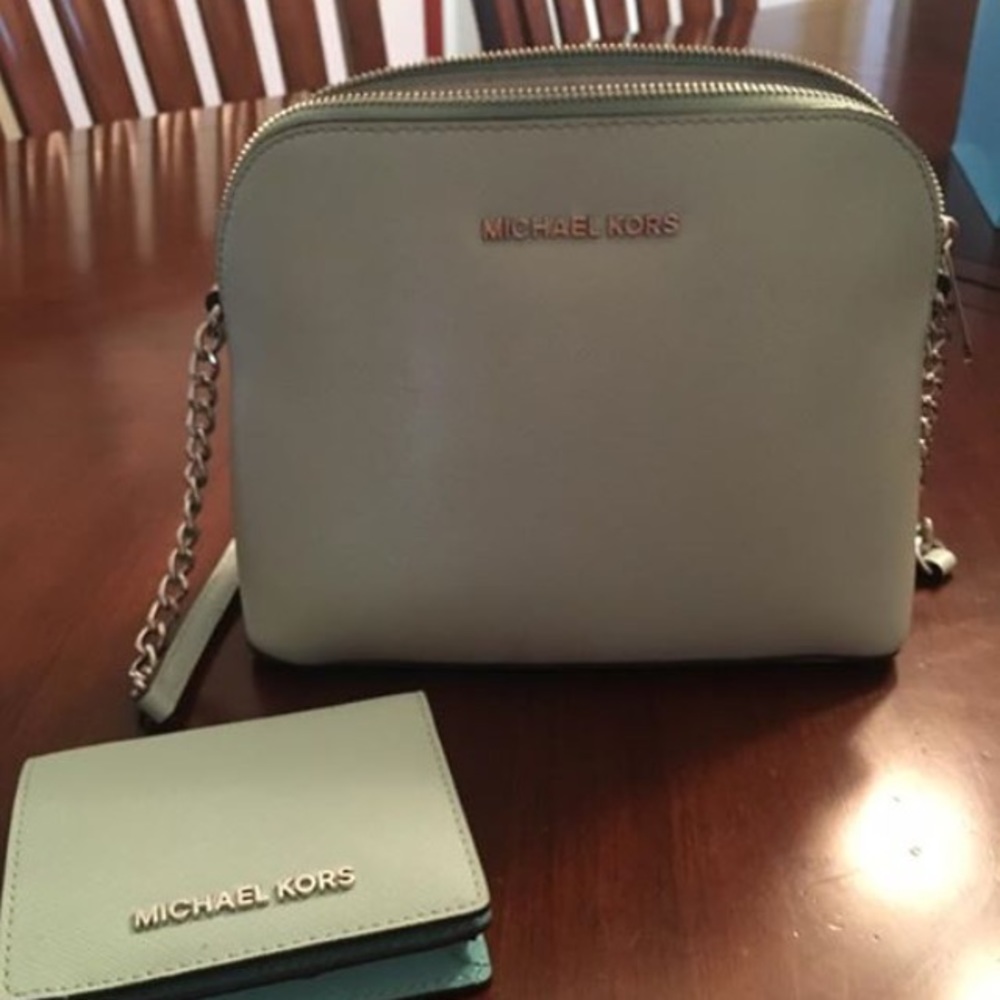 Michael Kors Crossbody and matching wallet
