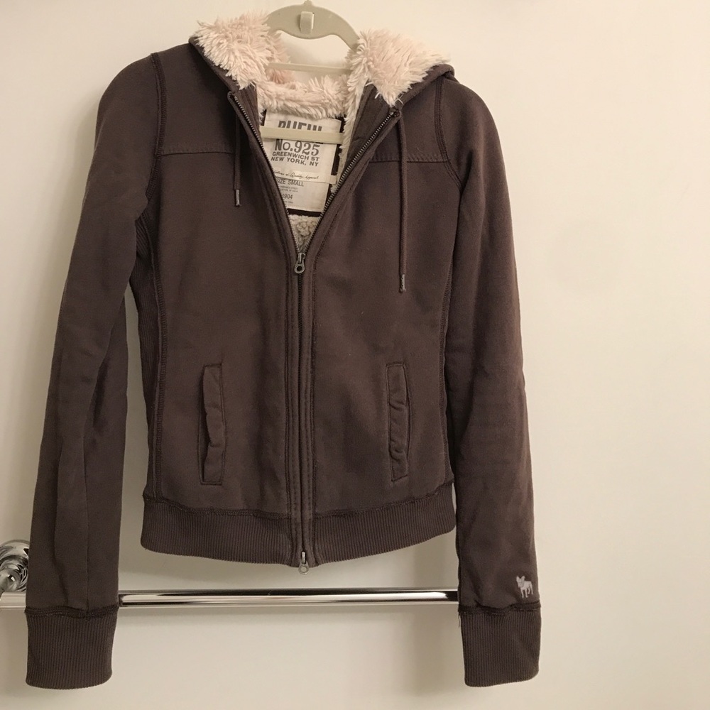 Ruehl Faux Fur Lined Hoodie