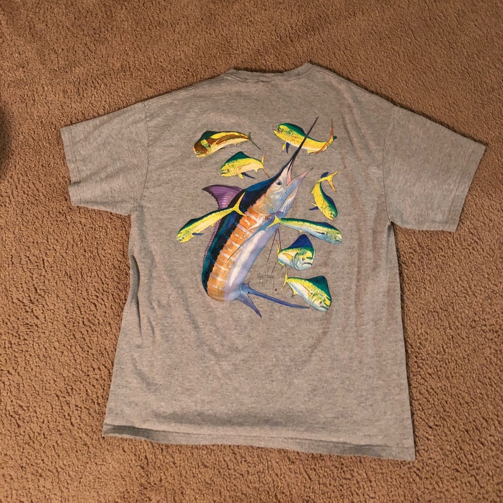 Gray Guy Harvey Shirt