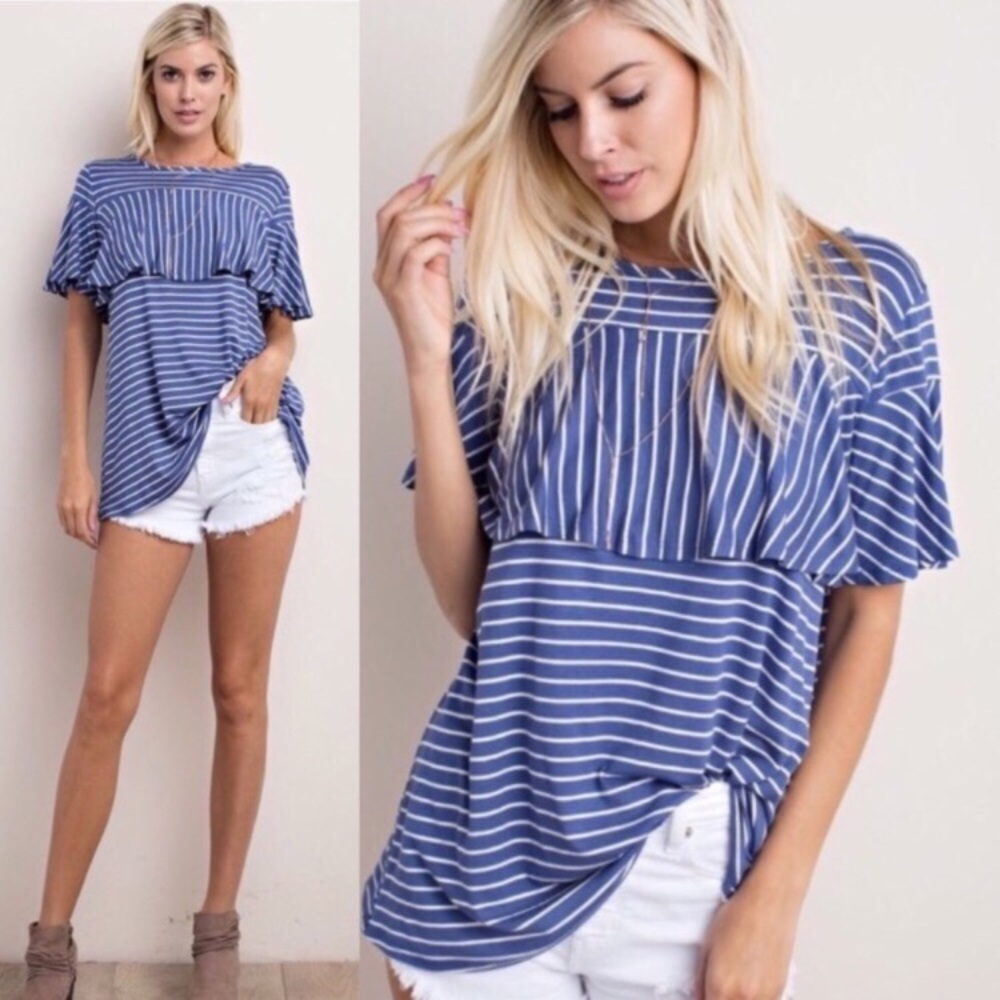Stripe Jersey Top