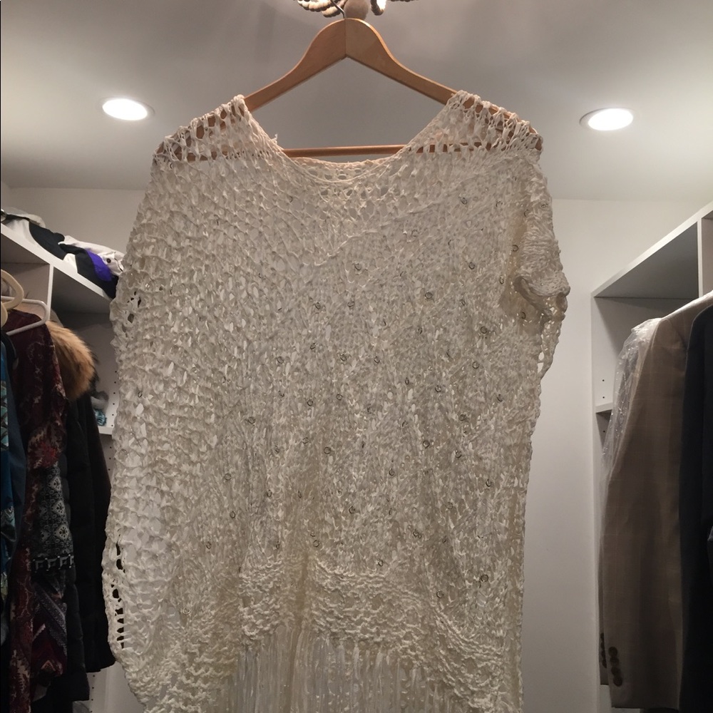 Whitish /cream shawl/coverup