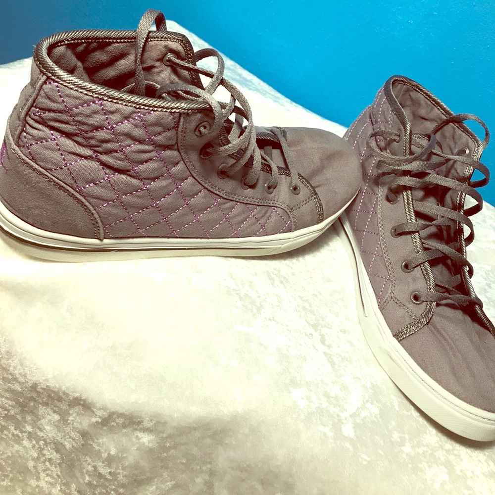 Champion purple gray sneakers