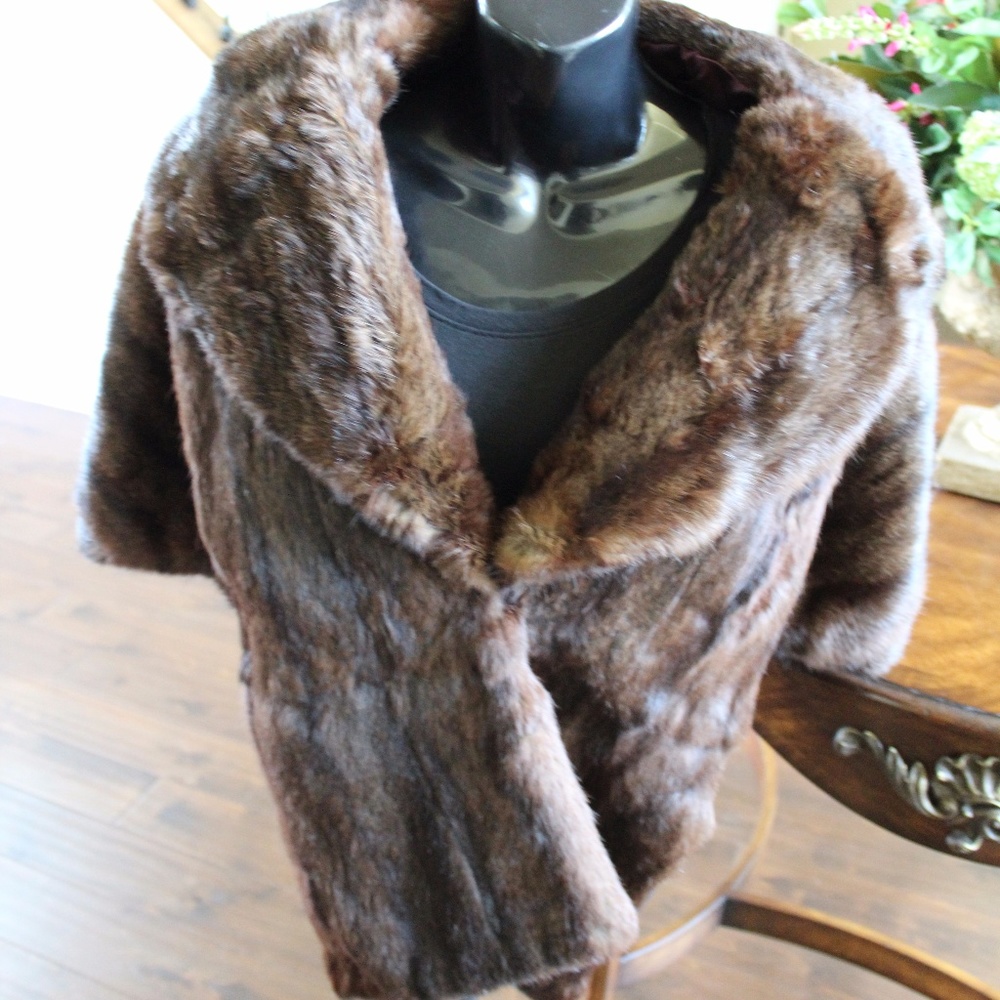 Mortons Mink Stole shawl